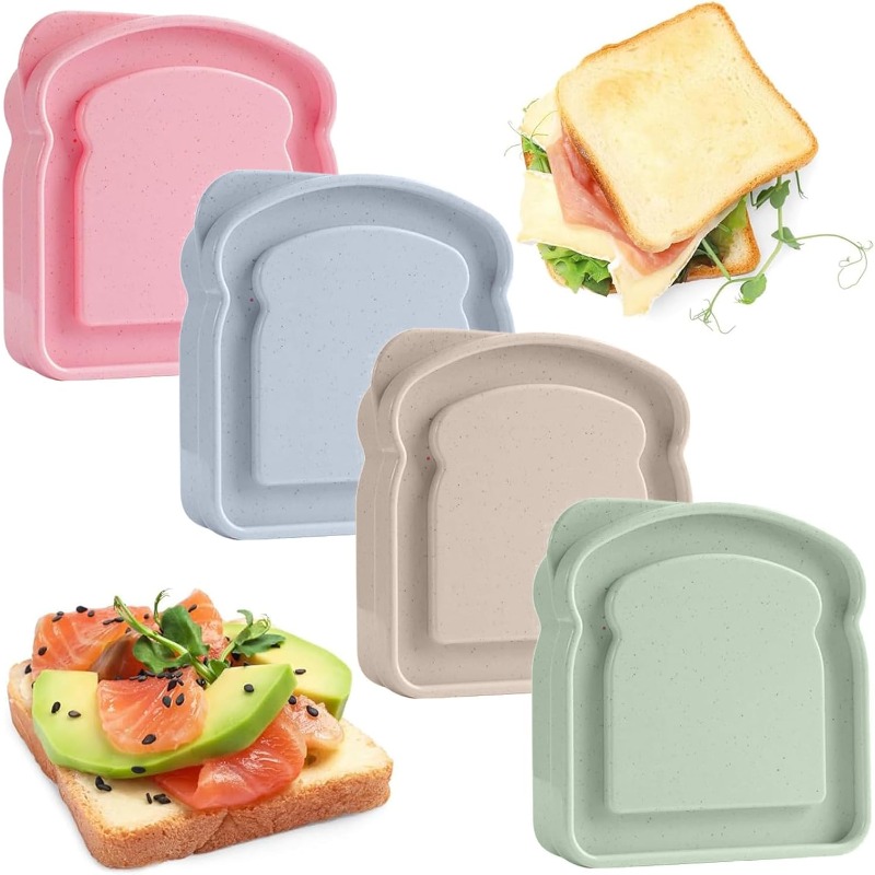 Meal Prep Lunch Boxes - 1/4 adet Sandviç Kabı Öğle Yemeği