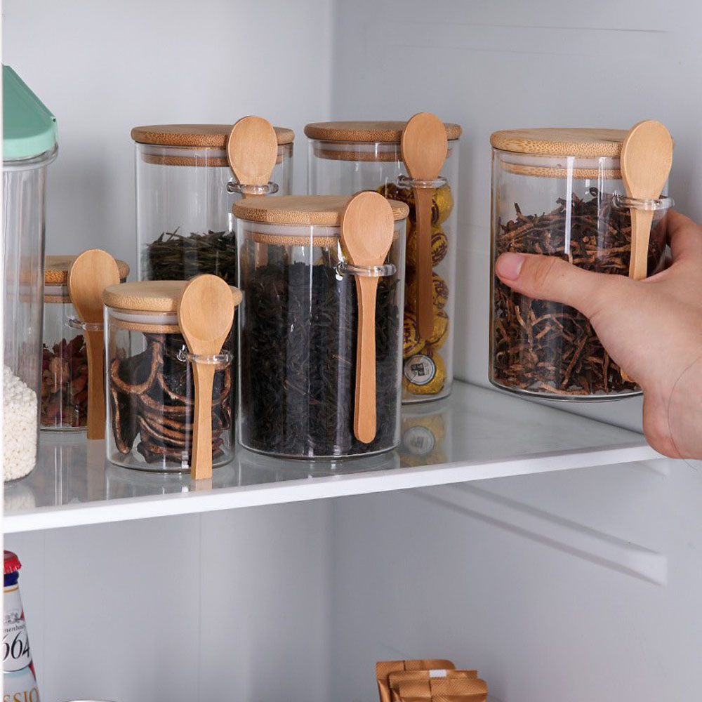 Meal Prep Jar - Hava Geçirmez Gıda Saklama Plastik Kapları