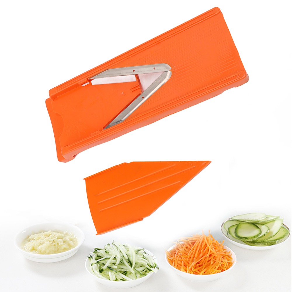 Mandoline Slicer Guard - ABS Mandolin Kesici Turuncu, El Koruyuculu