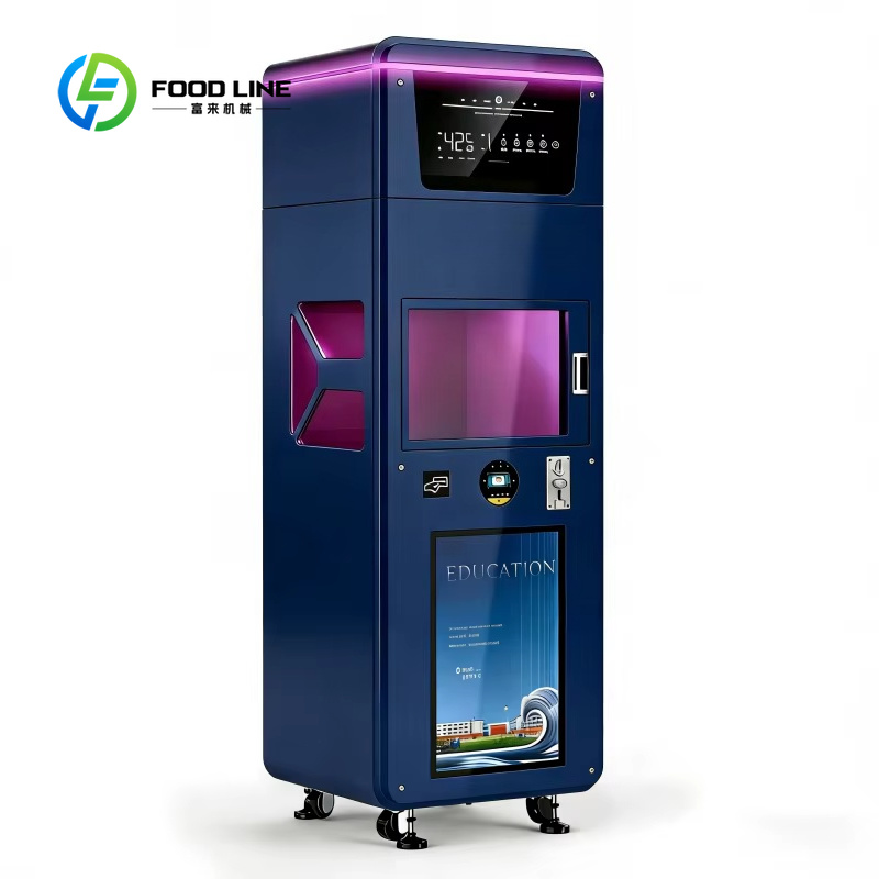 Meal Prep Vending Machine - Özelleştirilmiş otomatik kask temizleme makinesi, jetonlu