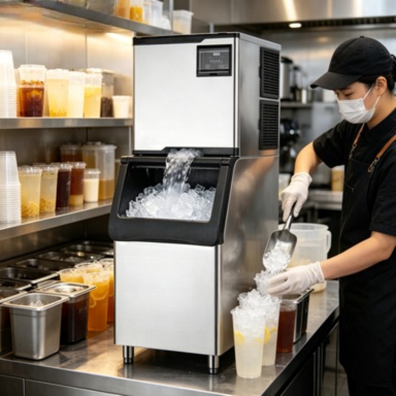 Meal Prep Vending Machine - 1 Ton Endüstriyel Buz Blok Yapma