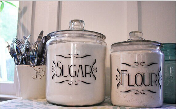 Spice Jar Labels - Mutfak etiketleri, ev organizasyonu için 4