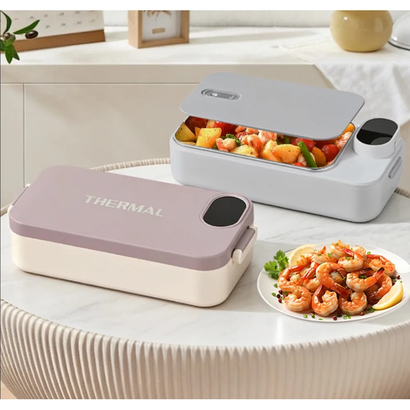 Meal Prep Lunch Boxes - Taşınabilir Isıtmalı Yemek Kutusu 304 Paslanmaz