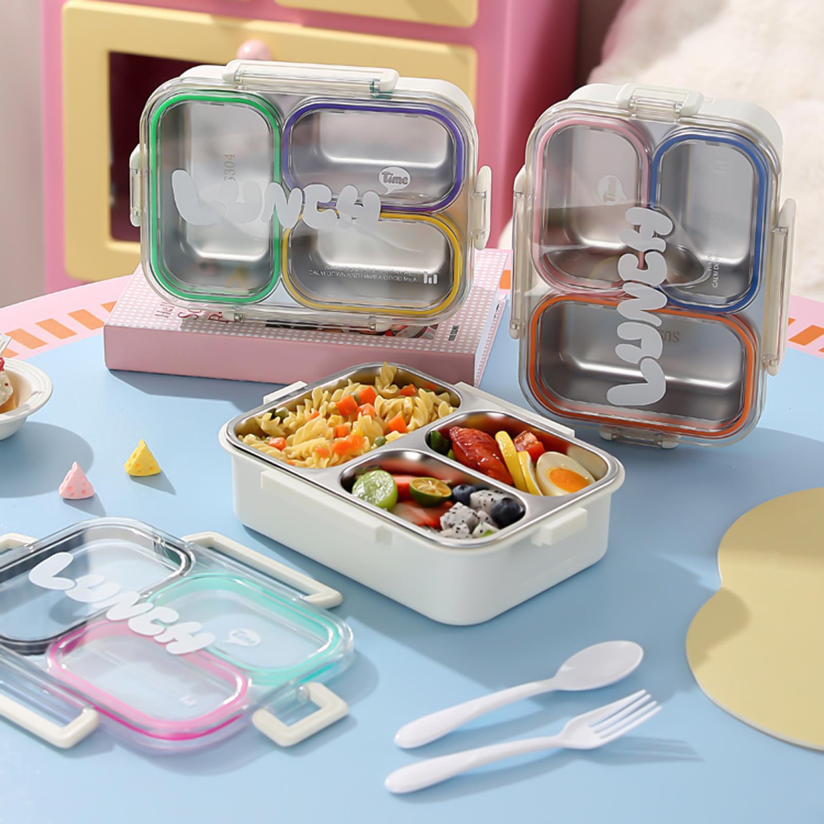 Meal Prep Lunch Boxes - Paslanmaz Çelik Öğle Yemeği Kutusu 3