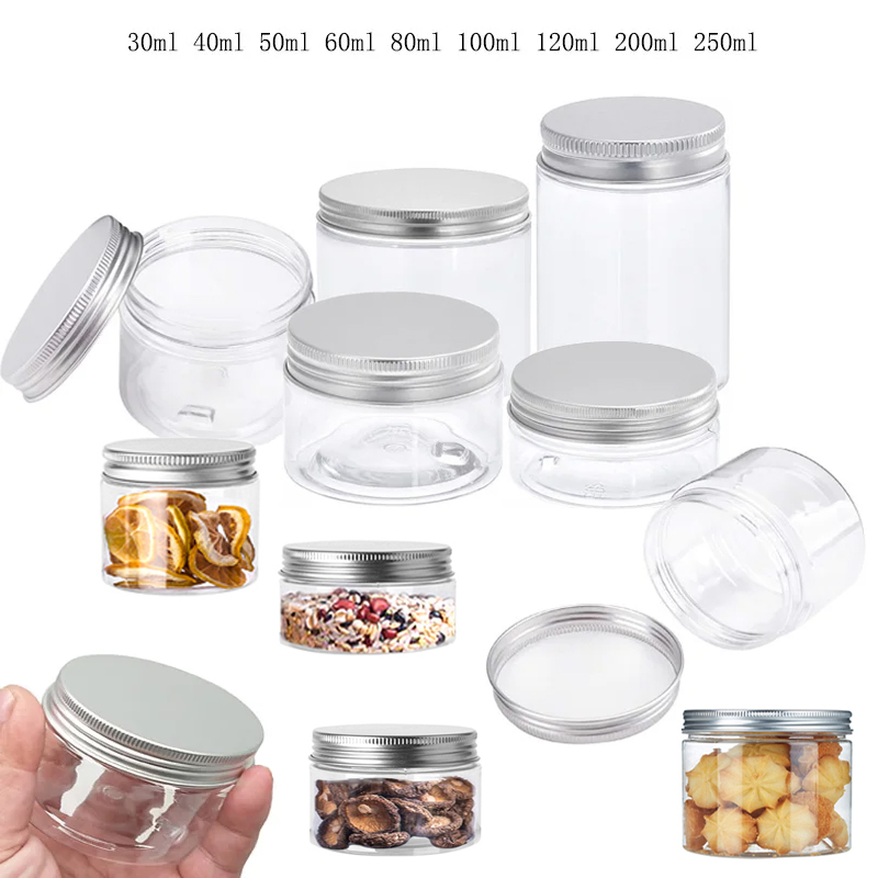 Meal Prep Jar - 1-10 adet 20/25/30/40/45-250ml depolama kapaklı kavanoz