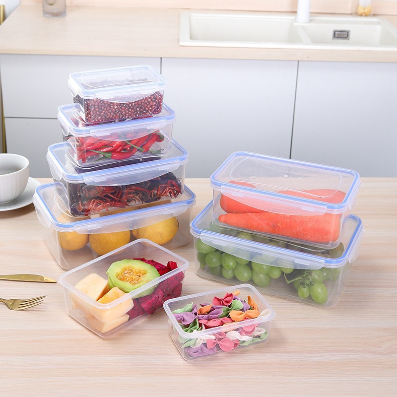 Meal Prep For Office - Dikdörtgen Şeklinde Hava Geçirmez Plastik Öğle