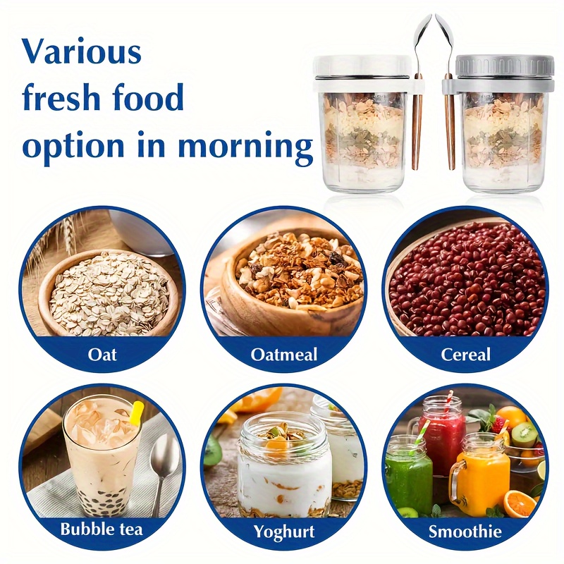 1 adet/2 adet Cam Yulaf Ezmesi - Meal Prep Jar incelemesi ve fiyatı