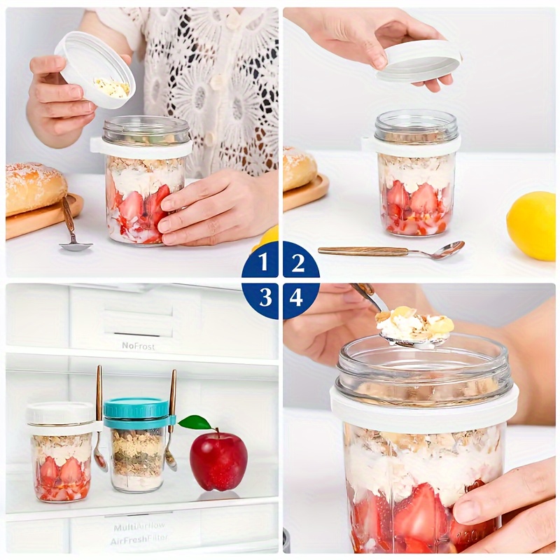 1 adet/2 adet Cam Yulaf Ezmesi - Meal Prep Jar incelemesi ve fiyatı