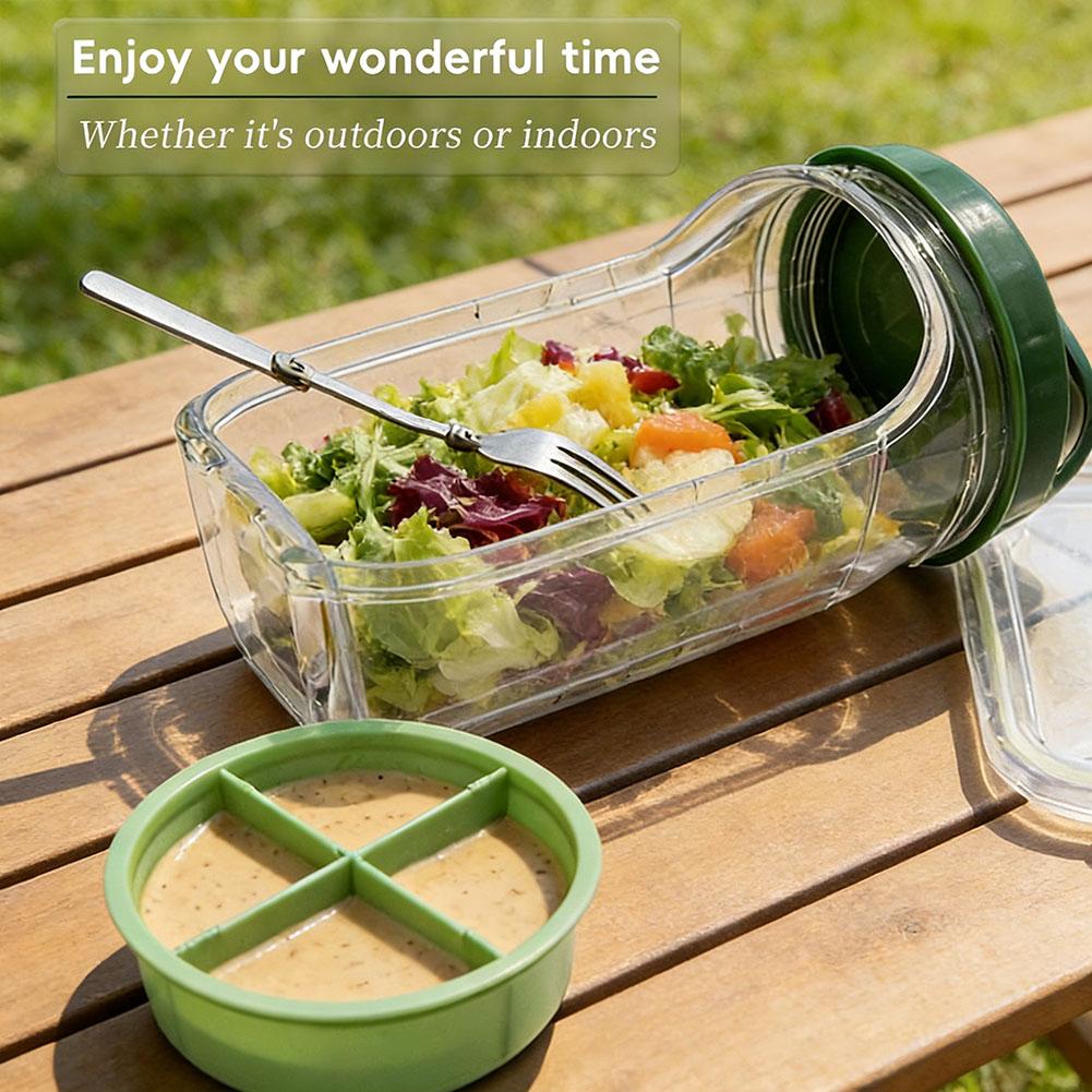 Taşınabilir Salata Kabı, Çatal - Meal Prep Jar incelemesi ve fiyatı