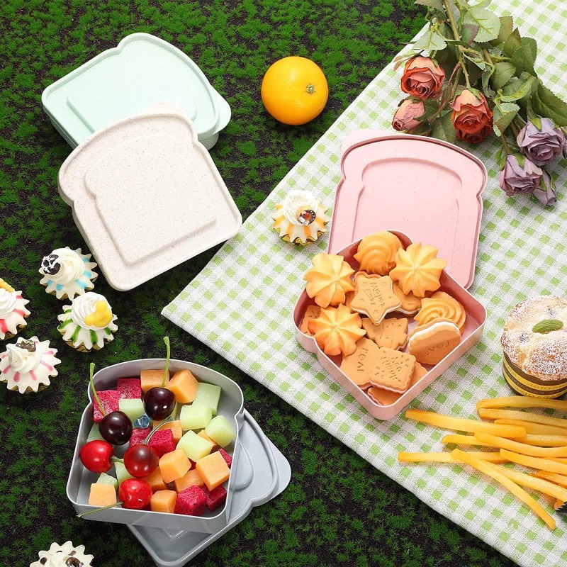 1/4 adet Sandviç Kabı Öğle Yem - Meal Prep Lunch Boxes incelemesi ve fiyatı