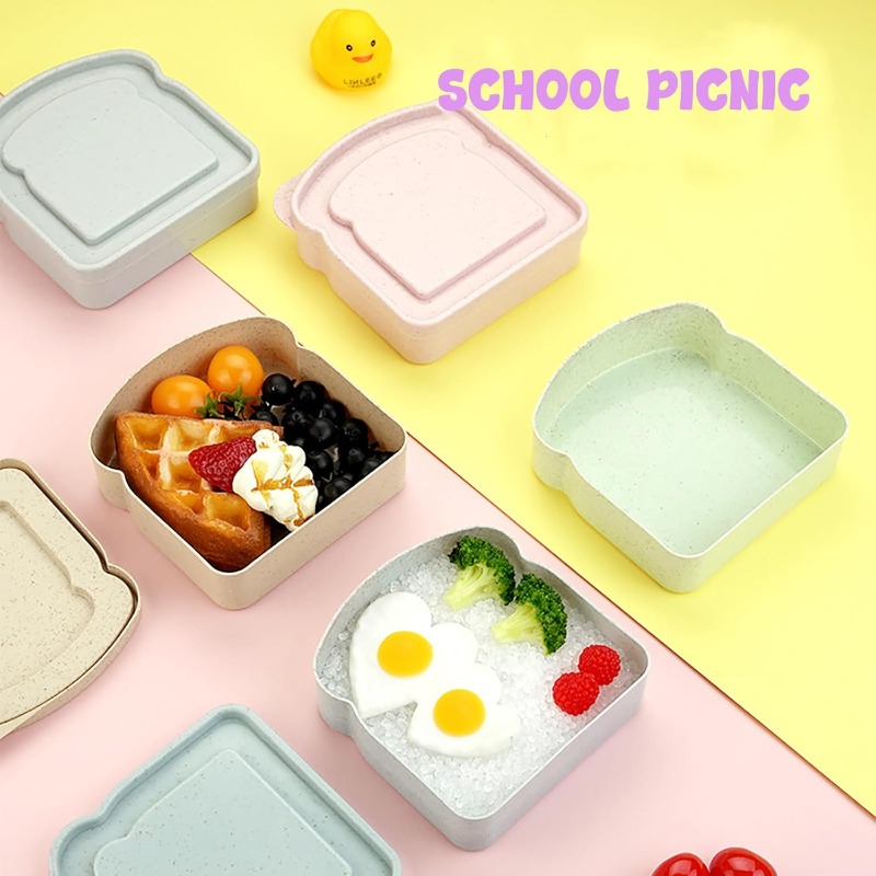 1/4 adet Sandviç Kabı Öğle Yem - Meal Prep Lunch Boxes incelemesi ve fiyatı