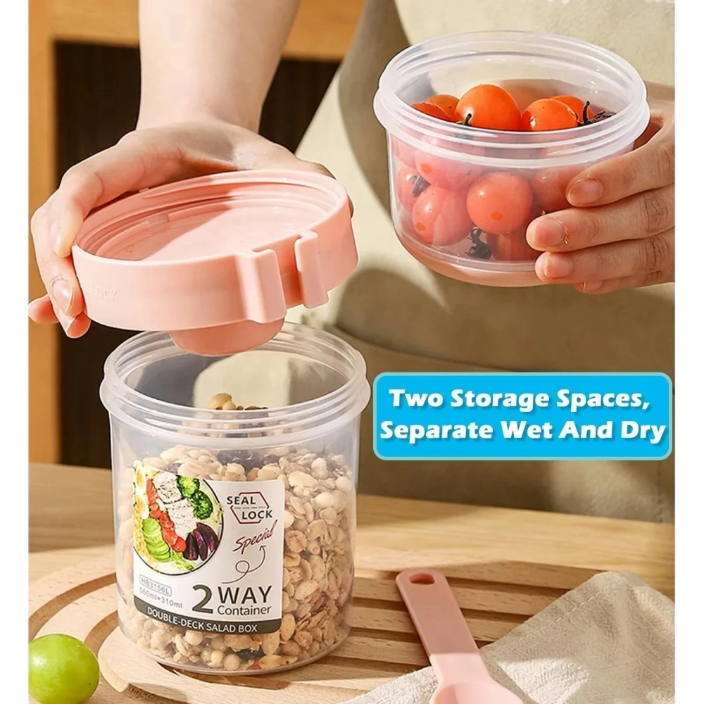 Taşınabilir Salata Kabı Kahval - Meal Prep Jar incelemesi ve fiyatı