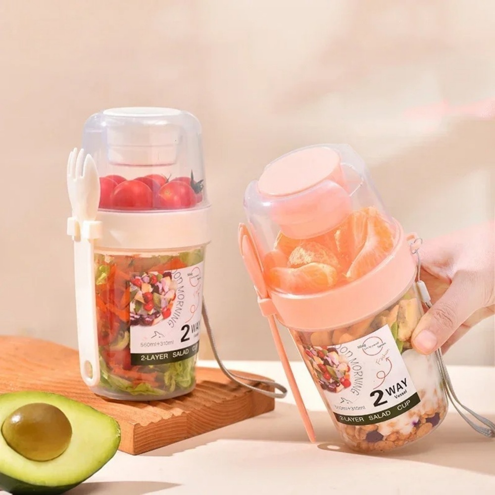 Taşınabilir Salata Kabı Kahval - Meal Prep Jar incelemesi ve fiyatı
