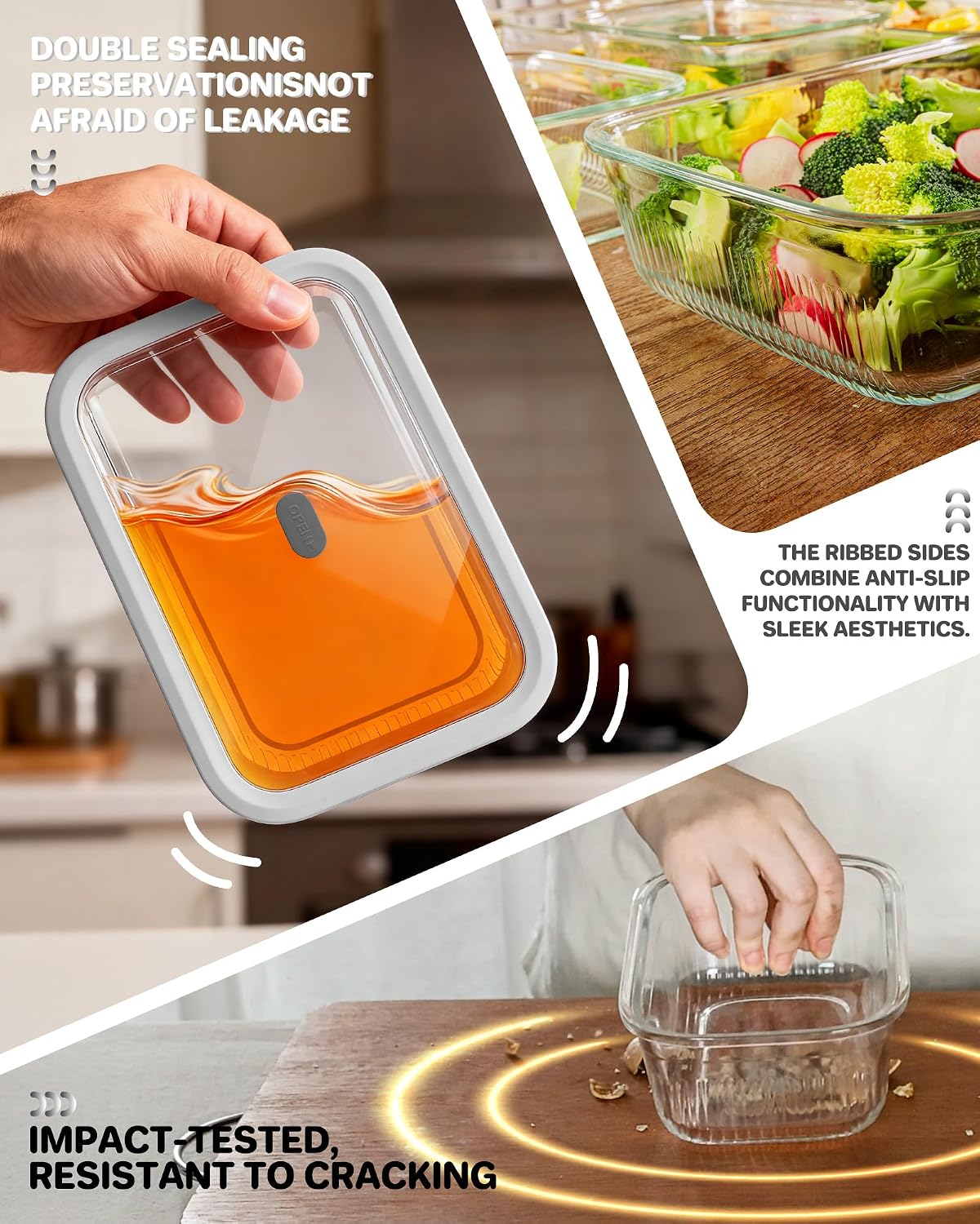 2'li Paket Temperli Cam Kapakl - Meal Prep Freezer incelemesi ve fiyatı