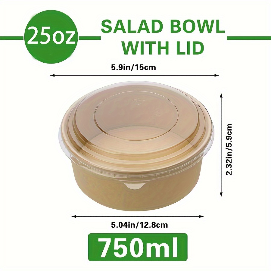 25Oz/750Ml 25/50'li Paket Kapa - Meal Prep Lunch Boxes incelemesi ve fiyatı