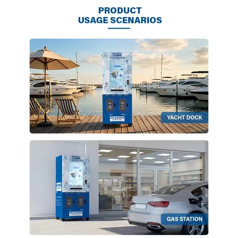 Ticari Tam Otomatik Buz Küpü O - Meal Prep Vending Machine incelemesi ve fiyatı