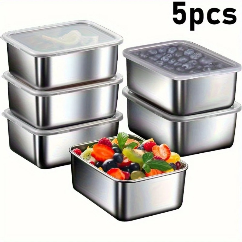 5 Parça Paslanmaz Çelik Gıda S - Meal Prep For Office incelemesi ve fiyatı